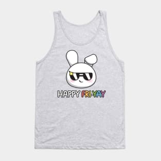 Happy FRI-YAY: Funny Teacher Design Tank Top